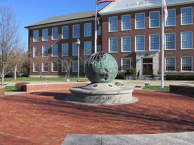 Veterans Memorial and Town Hall, Hingham, Massachusetts